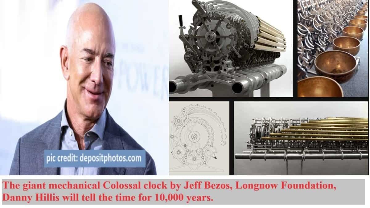 colossal clock by jeff bezos